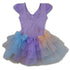 Girls Purple 3 Color Bows Fluffy Tutu Ballet Dress S (9-24M)-XL (6-8) - SophiasStyle.com